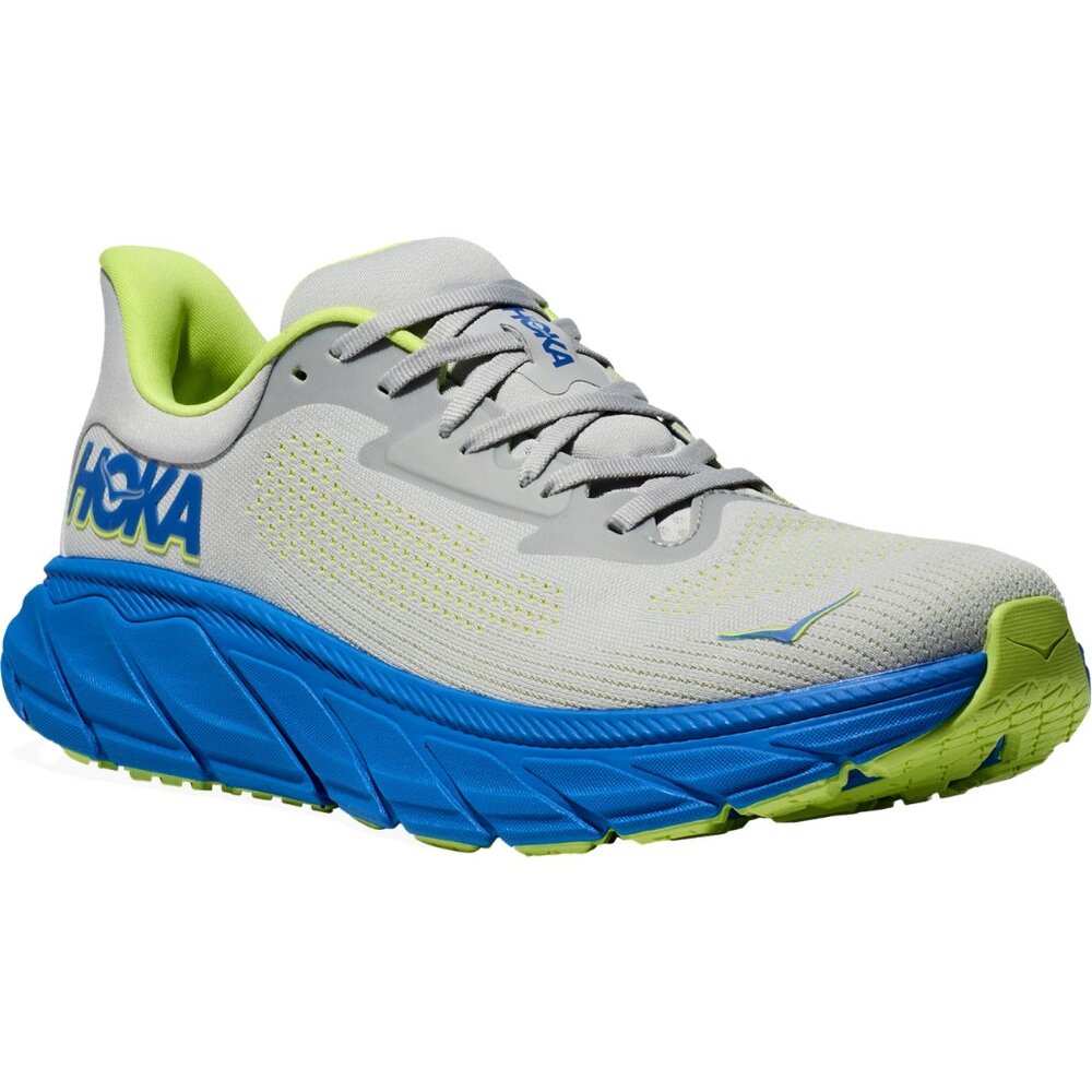 New Men's HOKA Arahi 7 Running Shoes Size 9.5 Stardust/Electric Cobalt